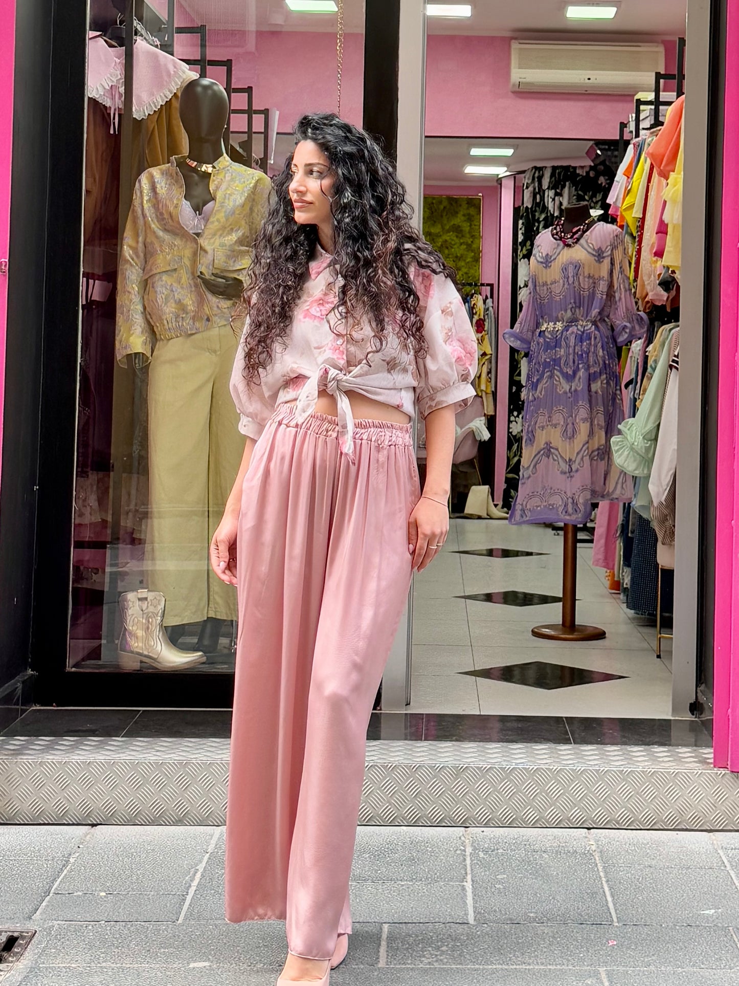 Pantaloni 100% viscosa