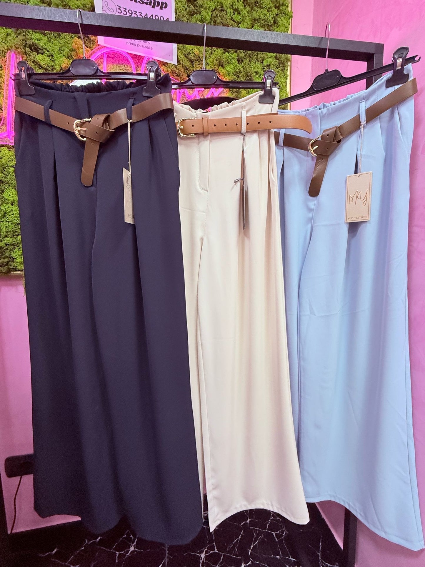 Pant palazzo vita alta