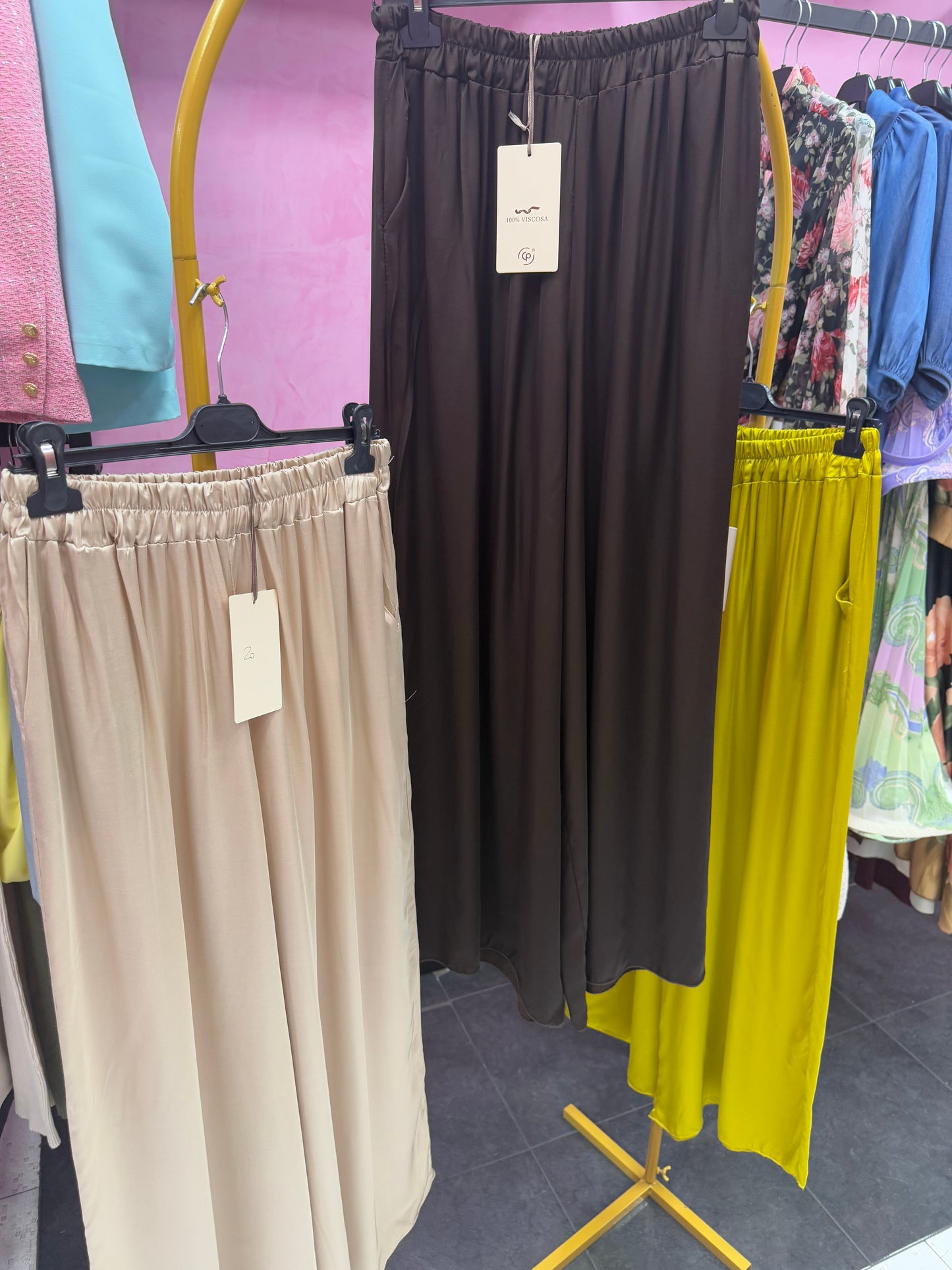 Pantaloni 100% viscosa